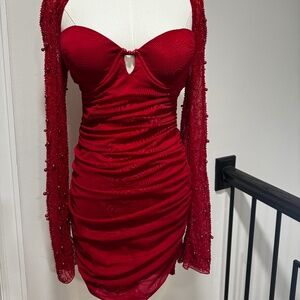 Oh Polly Red mini dress